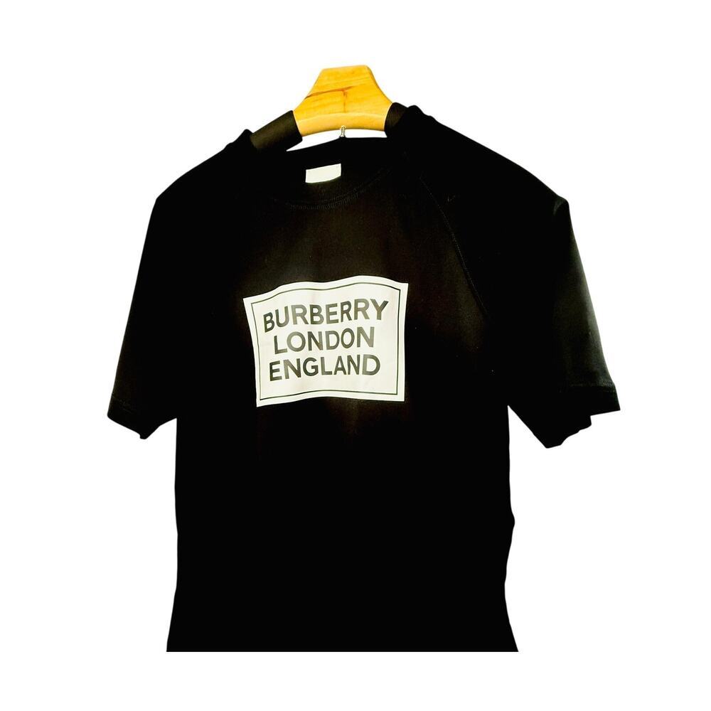 Burberry Margot T-Shirt London England Black Size M NWT Retail $480